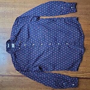 J. Crew Slim Stretch Floral Button Down